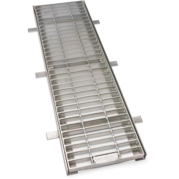 Drainage Cover Road 32x5mm Galvanised Steel Grating for driveway trench drain