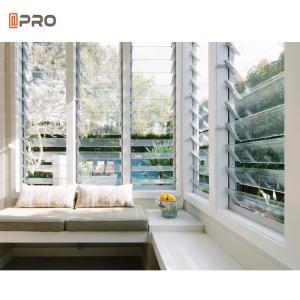 Wholesale Shutter Commercial Aluminum Louver Window Glass Frames Wall Louvre Windows from china suppliers