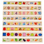 Wooden Montessori Baby Toys Mathematical Knowledge Classification