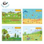 Reusable Sticker Books for Toddler Aged 2-4