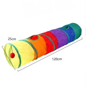 Wholesale Manufacture Wholesale Expandable Cat Tunnel Durable Toys Interactive Tube For Cat from china suppliers