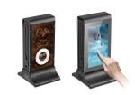 Black 10 inch High Capacity Battery Desktop Small Advertising Player with