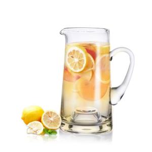 Wholesale High quality 1.3L Water Drinking Bottle Glass Transparent Water Jug Pitcher from china suppliers