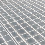 Heavy Duty Galvanized Trench Cover Steel Grating 50mm Loading Bar Depth