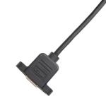 65in Extension Cable Harness Panel Mount USB2.0 Female To Female Cable Assembly