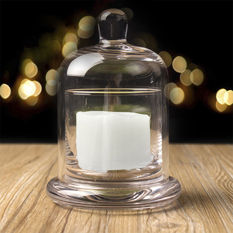 Transparent Candle Making 8cm 10.5cm Empty Glass Jars