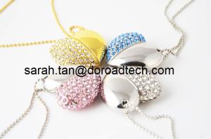 Wholesale Heart Jewelry USB Flash Drive with Necklace from china suppliers