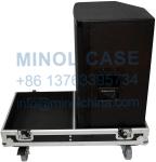 ATA Style Flight Case For EV ELX115P Powered Dual Speakers Aluminum Speakers