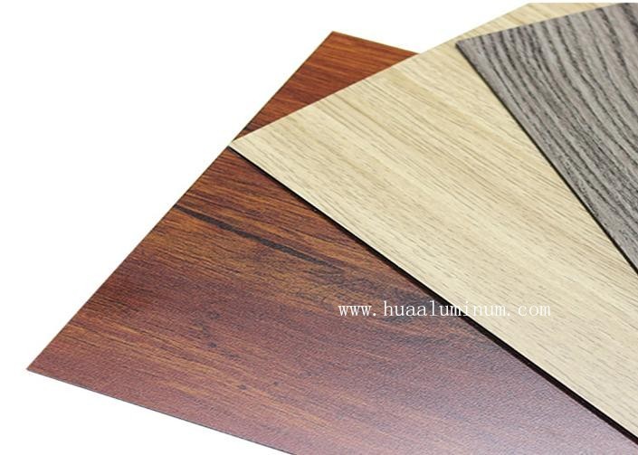 1500*3050mm Wood Texture Aluminum Composite Panel , Antibacterial 4mm Composite Panel
