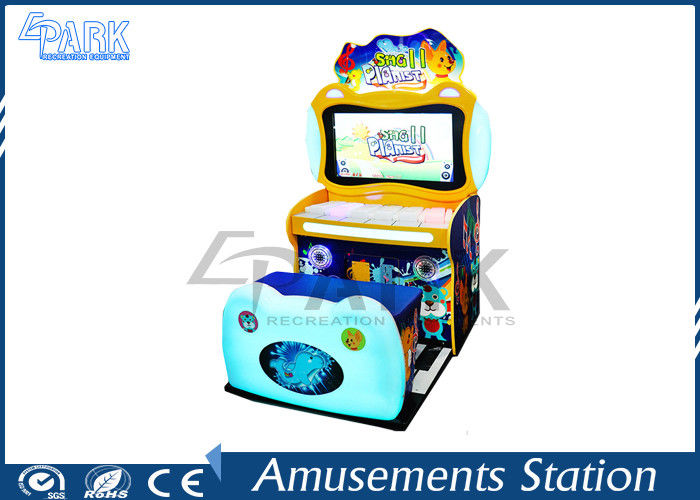 Attractive Kids Coin Operated Game Machine Piano Simulator
