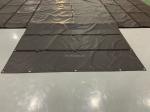 Lightweight 3 Rows D-Rings Lumber Tarp Truck Load Cover PVC Vinyl 10' For