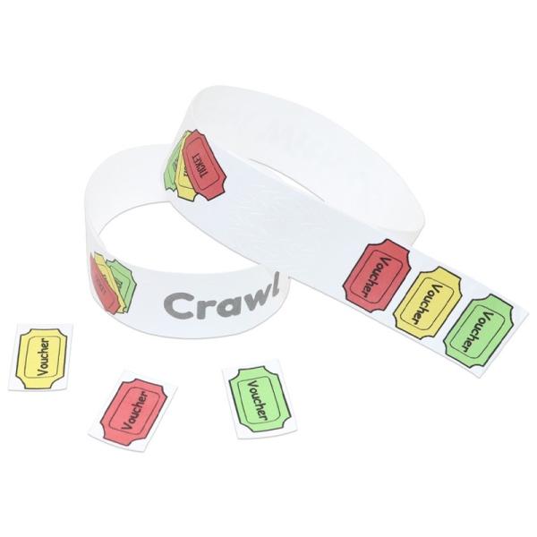 Cheap Tyvek Event Wristbands Waterproof Sweat Resistant Event Party VIP