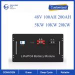 LiFePO4 Lithium Battery 48V 5KW 10KW OEM ODM Energy Storage Lithium Iron