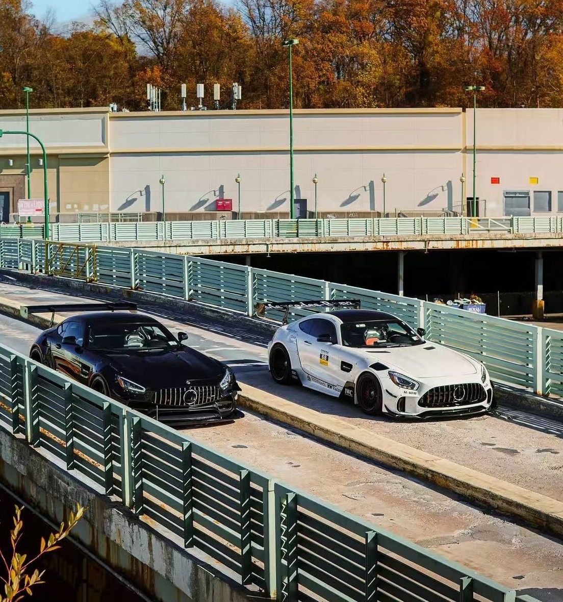 For Mercedes AMG GT Carbon Fiber Widebody Kit AMG GT Upgraded CBE Style Front Lip Diffuser Spoiler Widebody Kit