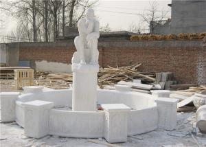 Wholesale Luxury Decorative Landscaping Stone For Villa Garden Hand Carved White Marble Fountain from china suppliers