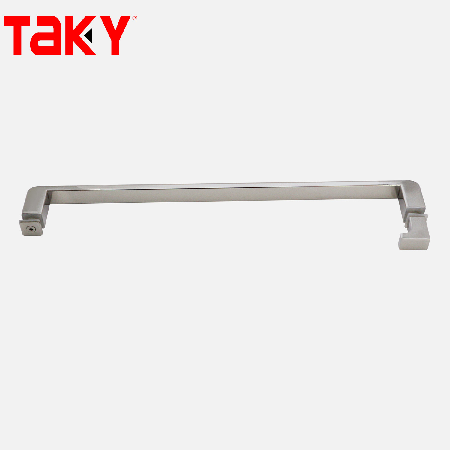 12mm Glass Thickness Stainless Steel Rectangular Tube Bar Glass Door Straight Single Sided Pull Handle