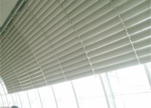 Wholesale decorative Aluminum exterior Sun Shade System Rhombus Louver wall panel , Powder coating from china suppliers