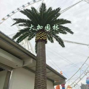 China Large Outdoor Decorative Palm Tree Canada / Plastic Date Palm / Artificial Palm Trees on sale