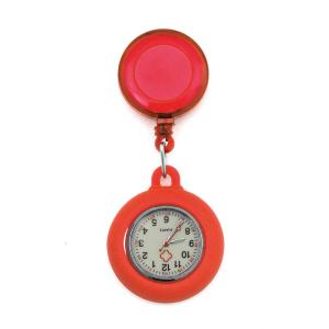 Wholesale Stretchable Nurse Watches Cute Silicone Pocket Nurse Watch Medical Watches Round Dial FOB Clip-on Doctor Clock Hospital from china suppliers