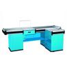 Buy cheap Custom Motored Supermarket Conveyor Belt Checkout Counter With Stainless Steel from wholesalers