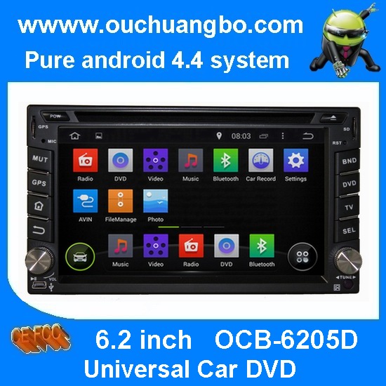 Ouchuangbo 6.2 Inch Audio Radios for Universal Car DVD Android 4.4 GPS Navigaiton iPod USB OCB-6205D