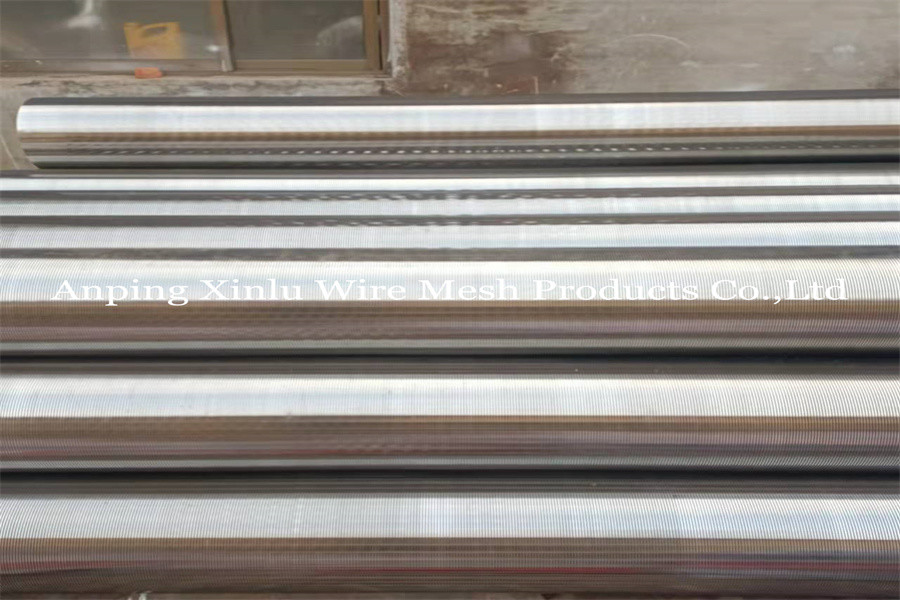 6m Standard Length Wire Wrapped Continuous Slot Johson Water and Oil Well Screens with Q235 Mild Steel Material