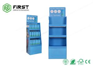 Wholesale OEM Logo Printed Cardboard Floor Displays Easy Assembly For Supermarket Promotion from china suppliers