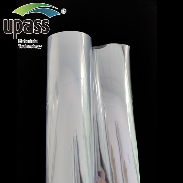 VMPET film installation process showing professional application in shipping container