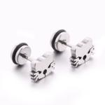 New Fashion Earrings Baby Happy Cat Screwback Girls Stud Earrings