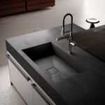 Customized Stylish Kitchen Cabinet Modern Glass Winecase With Bar Table