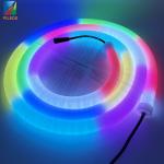 30mm Diameter 360 Degree Flexible LED Neon Strip Tube IP66 Length Silicone Body