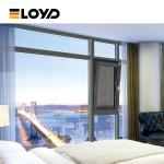 Aluminum Alloy Frame Windows Thermal Break Aluminum Glass Tilt And Turn Windows