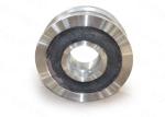 Large Capacity Transfer Cart Accessories Steel Rails Single Flanged Track Wheels