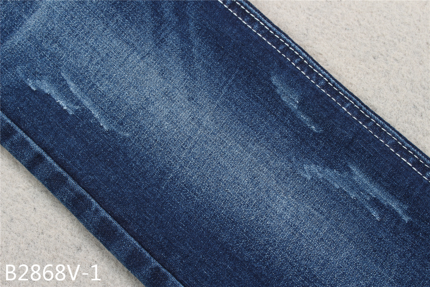 9.3 Oz Cotton Poly Spandex Stretch Denim Fabric For Trousers
