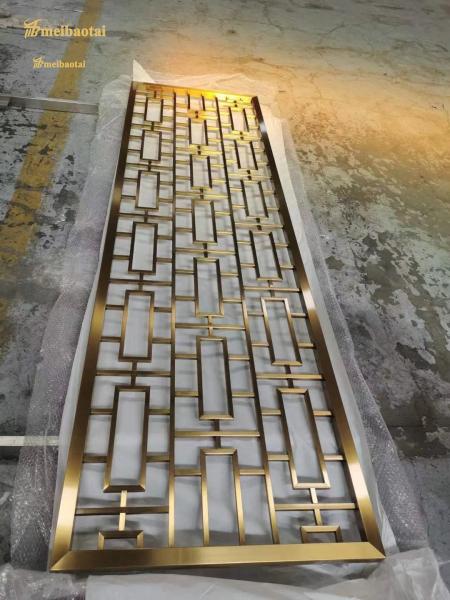 European Style Stainless Steel Room Divider for Modern Homes and Commercial