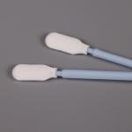 Blue Handle PP Stick Thermally Bonded Lint Free Cleaning Swab Microfiber Swab