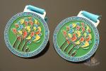 Durable Zinc Alloy Custom Sports Medals Colorful Marathon Medals