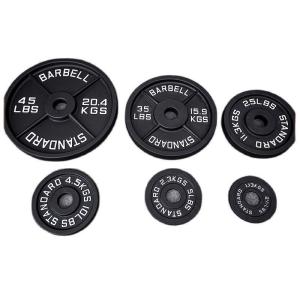 Wholesale Durable Cheap Commercial and Home Use d Round 5kg 10kg 20kg 50kg Cast Iron Barbell Weight Lifting Plate from china suppliers