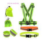 Heavy Duty High Visibility Reflective Belt Green Neon Purple Motorcycle Cross