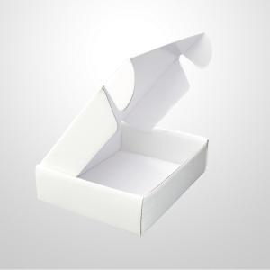 Wholesale Plain White Mailer Corrugated Packaging Boxes Collapsible Quick Dispatch For Shoes Gifts Scarf from china suppliers