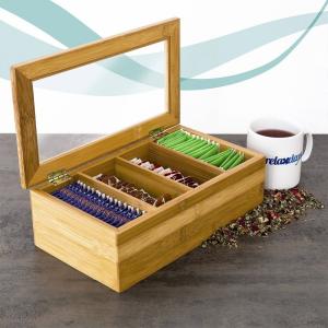 Wholesale customized design for bamboo tea box tea packaging box with wholesale price from china suppliers