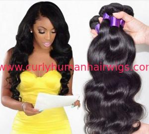 Wholesale Fashion 6A 100% Peruvian Virgin Hair Straight Peruvian Hair Bundles Black 18 Inch from china suppliers
