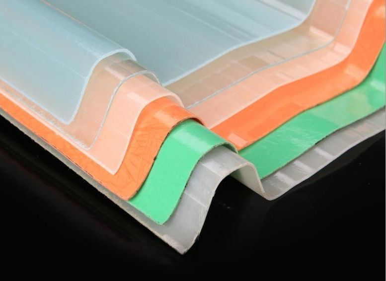 UV Protection Corrugated 900mm Fiberglass Hoja De FRP Roofing Sheet