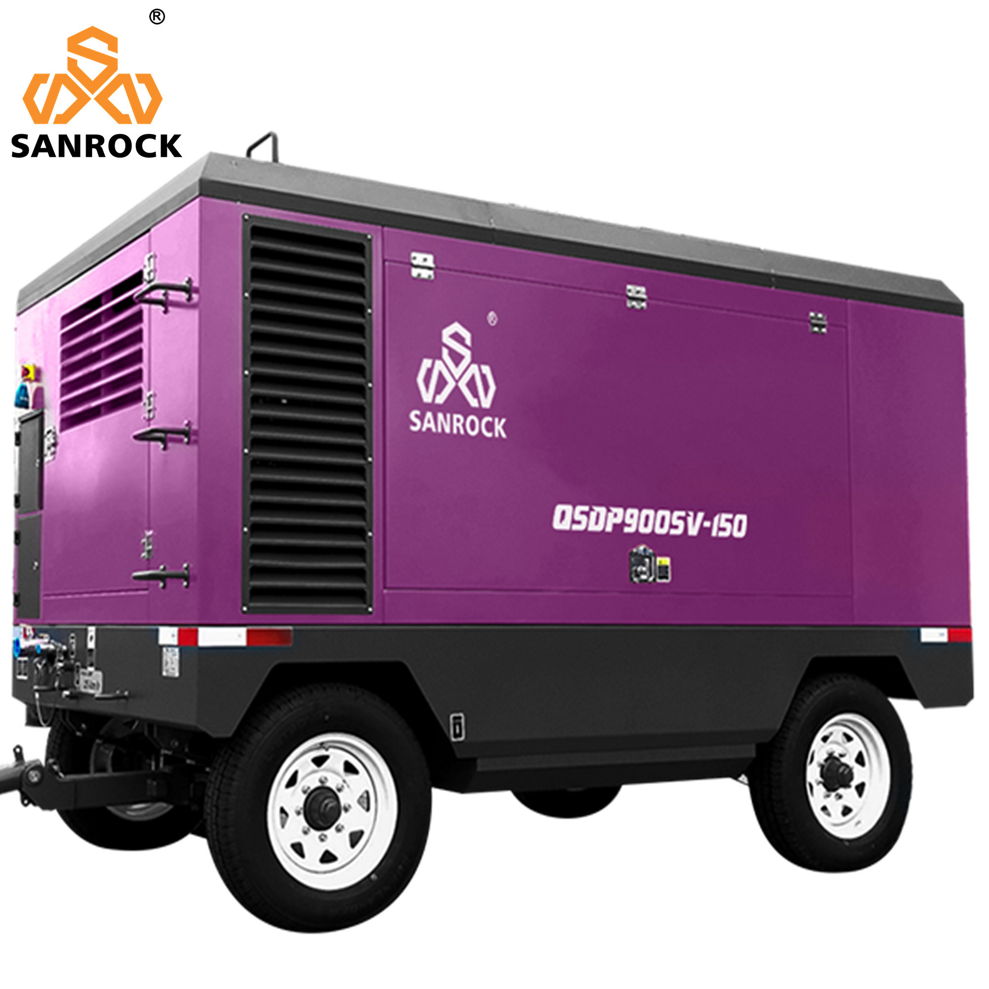 Diesel Driven Screw Air Compressor High Pressure Portable Mining Screw Air Compressor