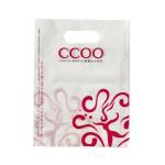 Opaque LDPE Die Cut Handle Shopping Bag Plastic Retail Shopping Bag Customized