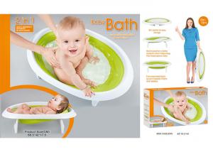 Wholesale 27  Foldable Baby Bathtub Newborn Toys Green Pink Blue Gift 0 Month from china suppliers