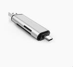 Portable TF Card Female 2 Slots USB3.0AM Adapter Hub