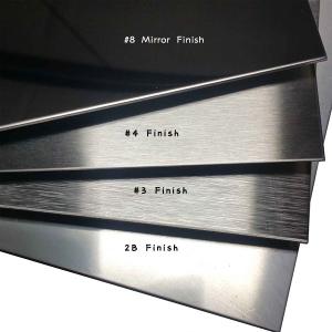 Wholesale 8k Stainless Steel 201 Sheet SUS AISI 304 316L 310S 430 410S 3Cr12 420 2B No.1 1219mmx2438mm from china suppliers