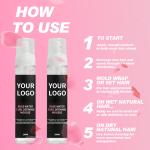 Popular Olive Oil Foaming Wrap / Set Mousse Hold Hair Anti Sheen Protection