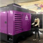 17bar Pressure 239kw Motor Power Diesel Air Compressor Machine For Heavy Duty